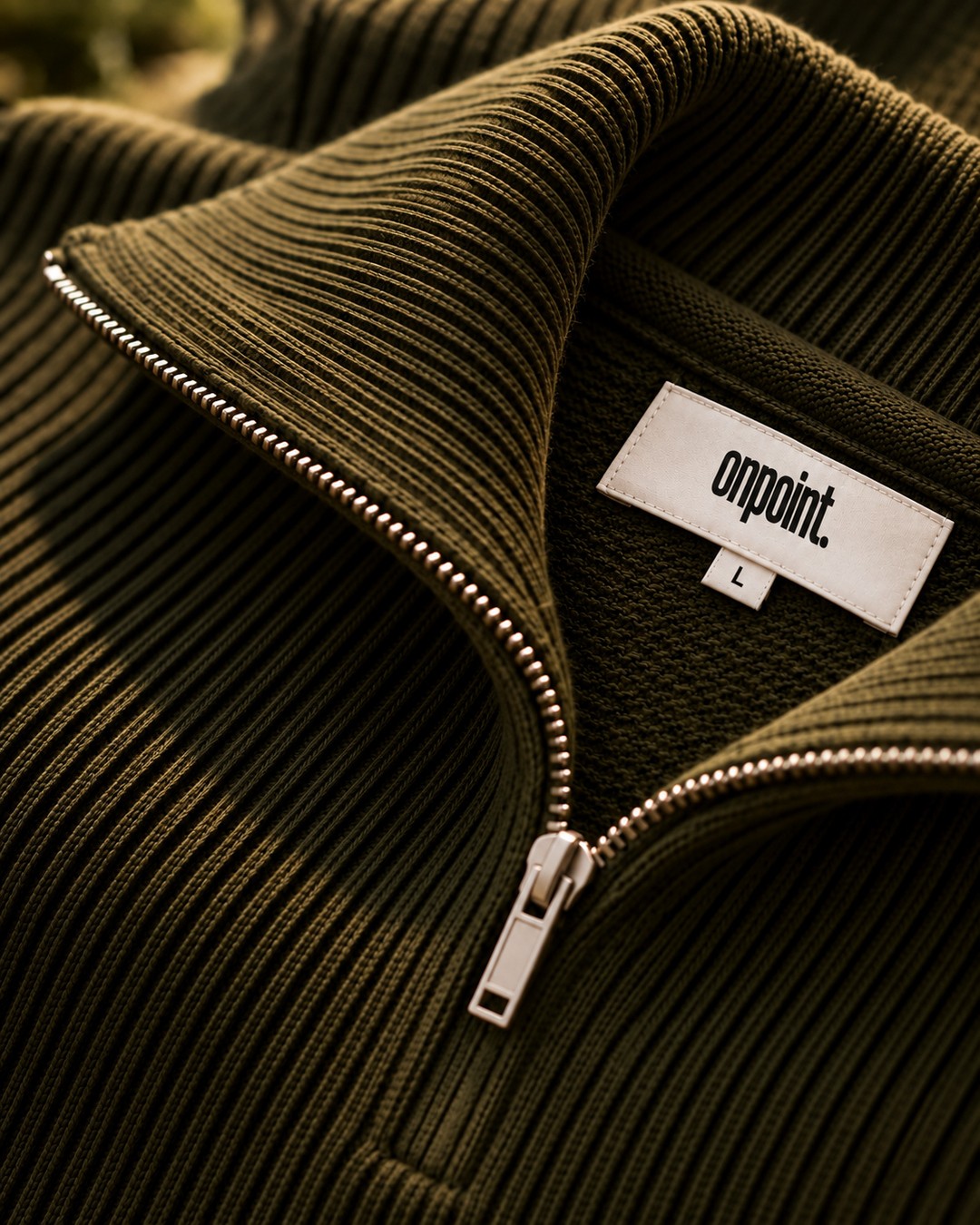 Ribbed knit layer